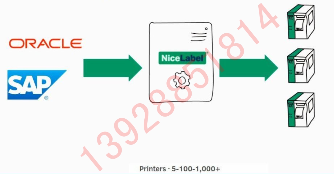 NiceLabel LMS Enterprise 整合 SAP ， Oracle ERP